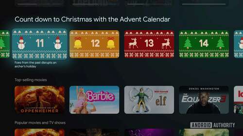 Google TV advent calendar Android Authority 3