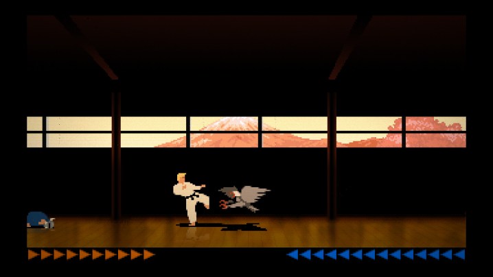 The remastered version of Karateka in The Making of Karateka.