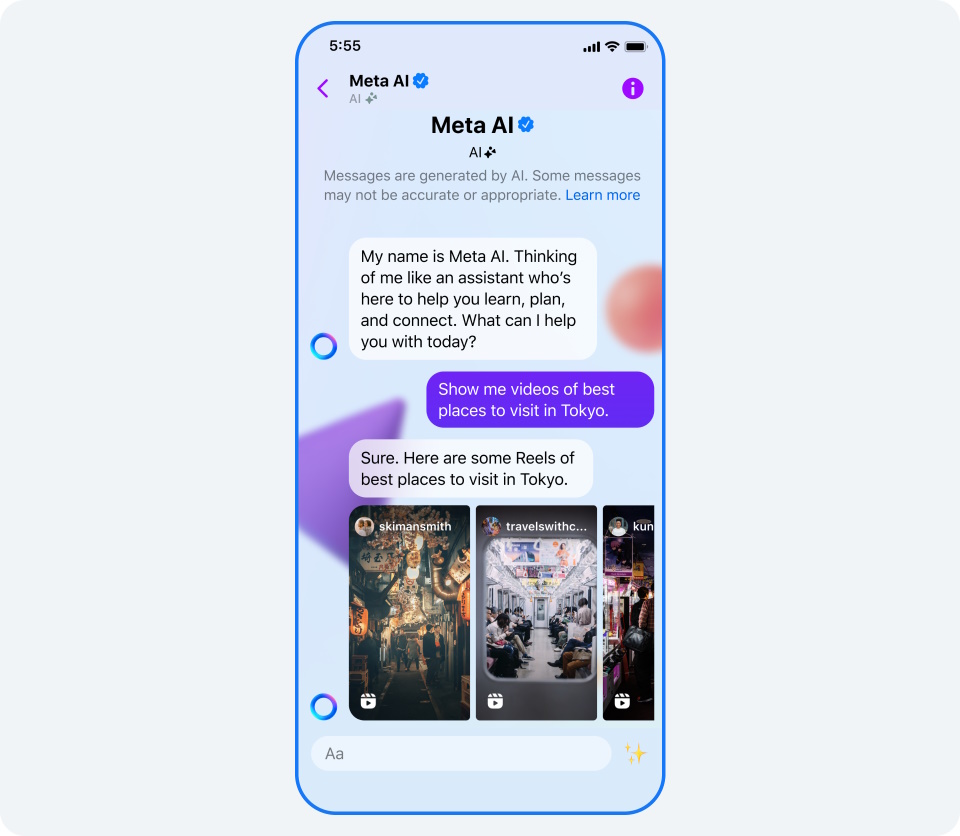 Meta AI Reels feature in Instagram 1
