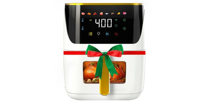 The Newest 8.5-quart Air Fryer on a white background.