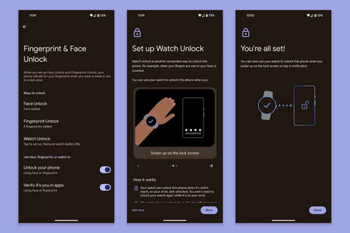 Pixel Watch - Setup Watch Unlock