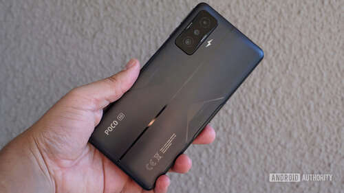 POCO F4 GT back of phone edited