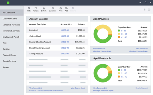 Sage dashboard.