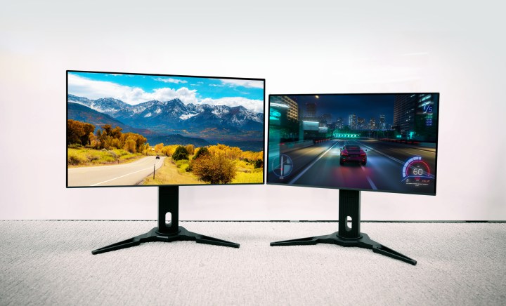 Samsung's 31.5-inch and 27-inch QD-OLED monitors for 2024.