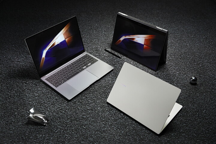 The Samsung Galaxy Book 4 series.