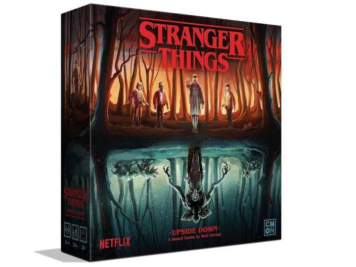 The box of the Stranger Things Upside Down Board Game.