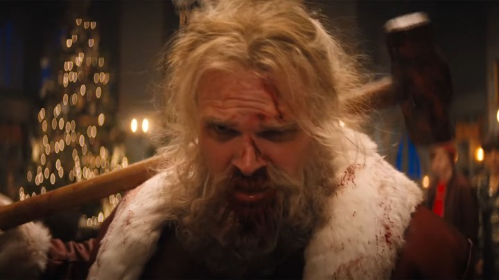 David Harbour is Santa Claus in Violent Night.