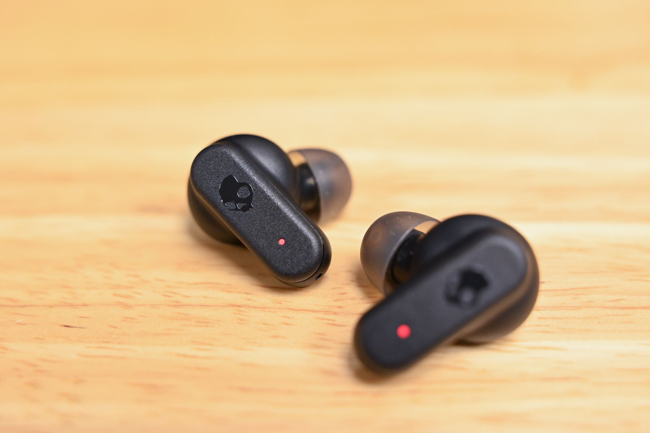 A pair of Skullcandy Dime 3 True Wireless Earbuds