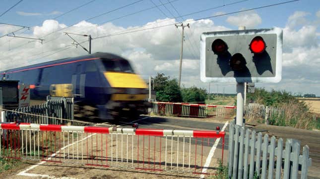 An express train in the United Kingdom.