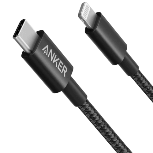 anker usb c to lightning nylon