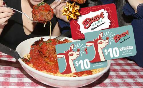 Bucca di Beppo gift cards