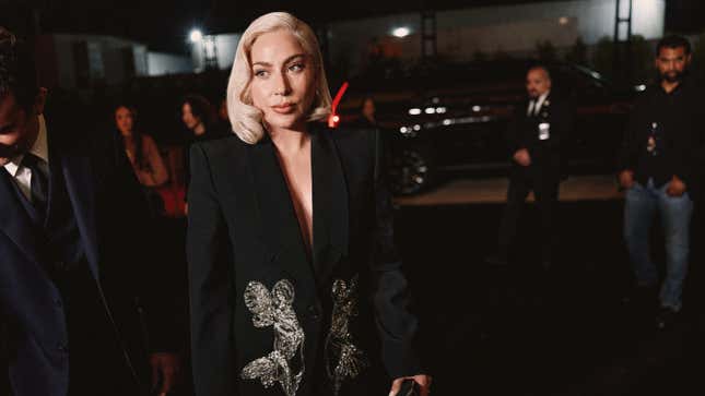 Lady Gaga on the red carpet