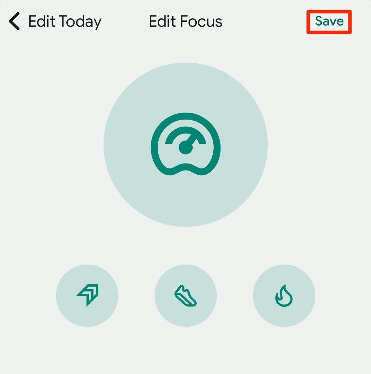 A screenshot of the Fitbit app