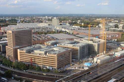 The view of Kolnmesse, where Gamescom is held for a crowd of 370,000 people.