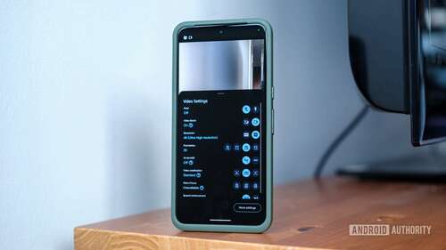 google pixel 8 pro video boost menu