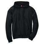 Black hooded sweatshirt