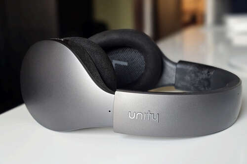 Hed Unity Wi-Fi headphones.