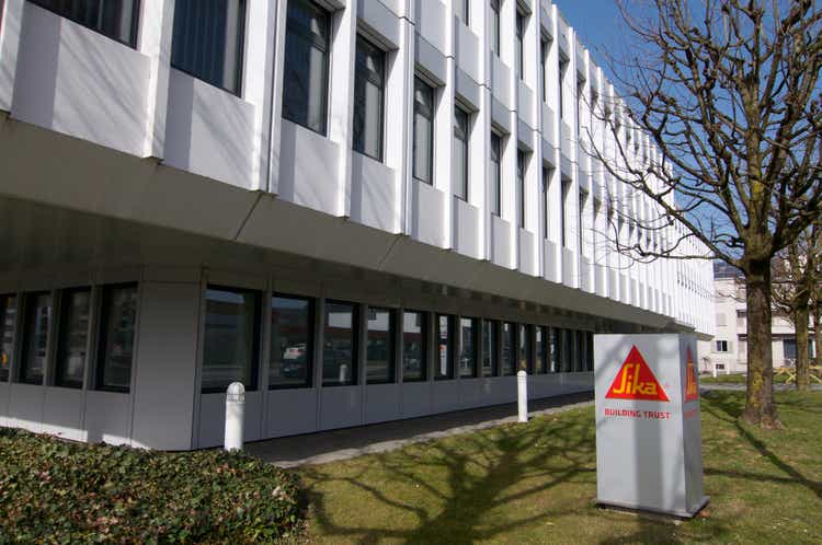 Sika AG company headquarters in Zug, Switzerland