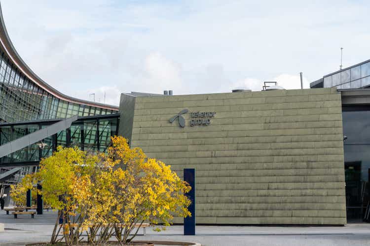 Telenor headquarters in Fornebu near Oslo, Norway.