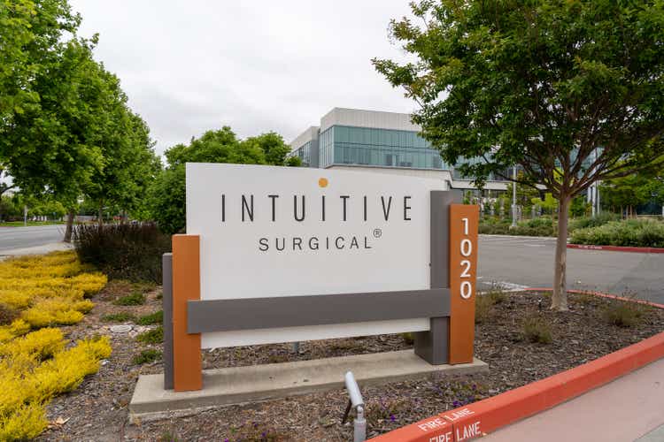 Intuitive Surgical headquarters in Sunnyvale, California, USA