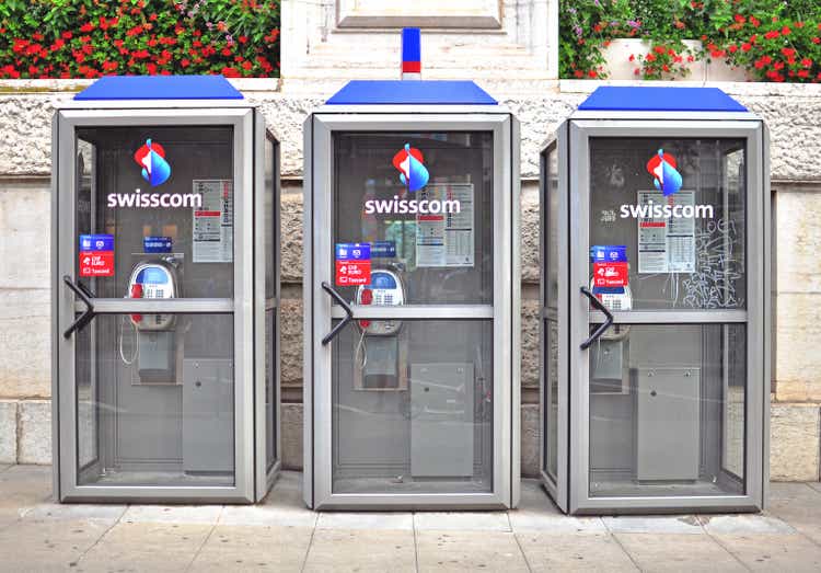 Swisscom telephone booths