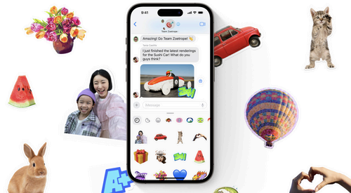 Stickers in iOS 17