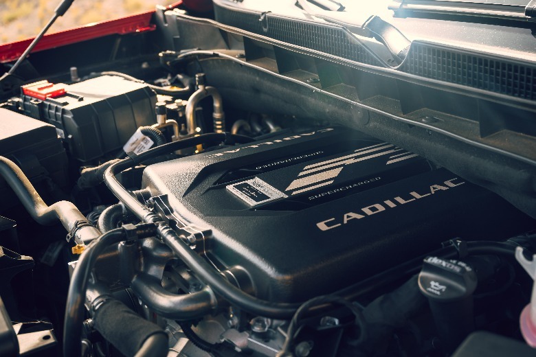 Cadillac Escalade V supercharged V8 engine