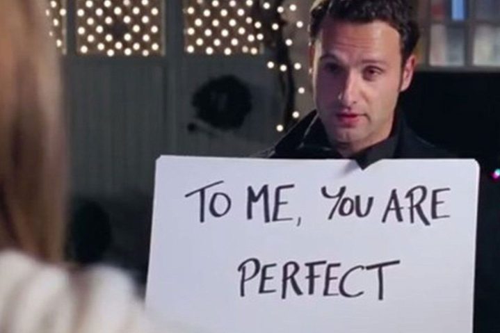 Andrew Lincoln in Love Actually.