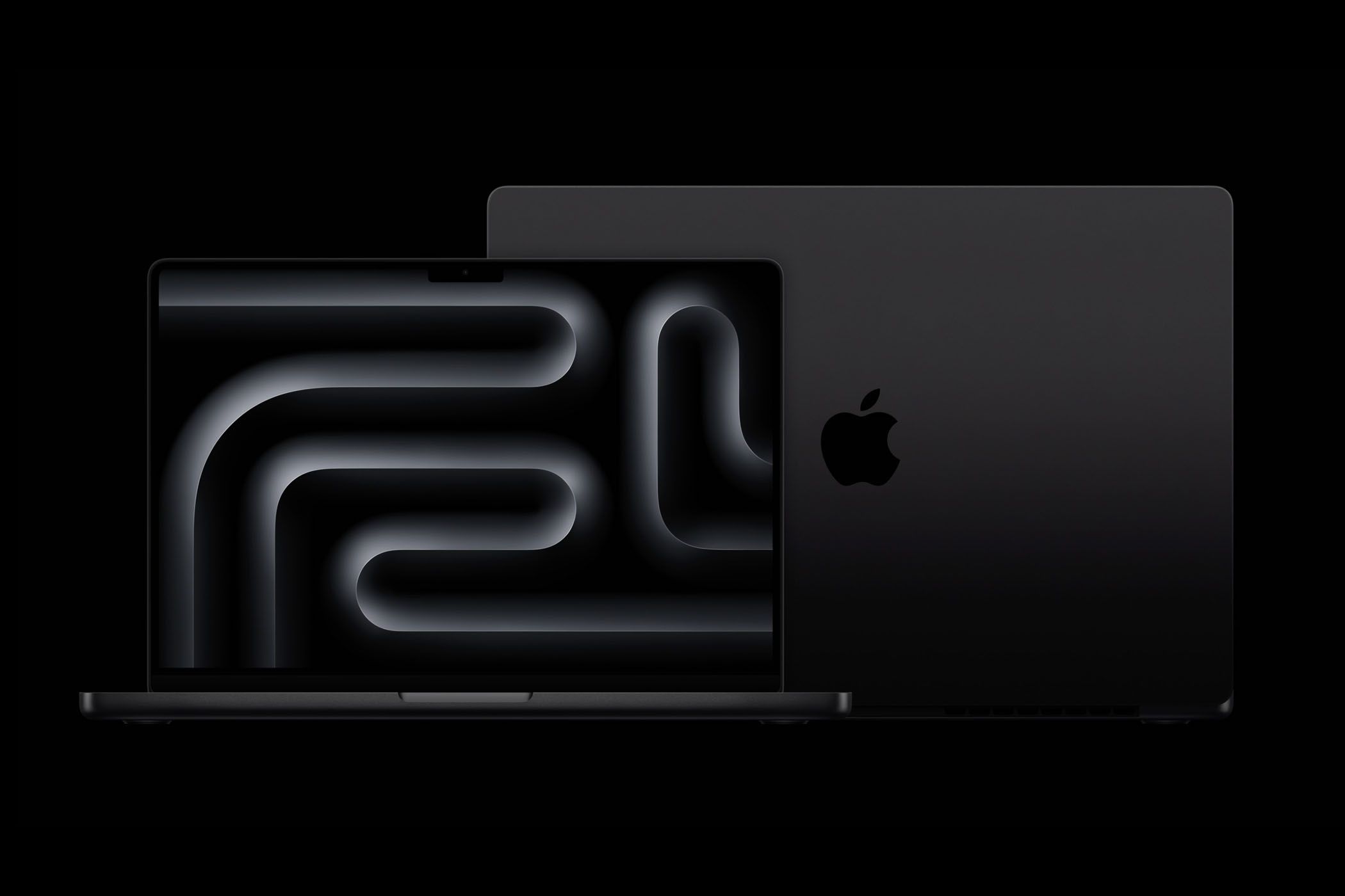 Apple's M3 MacBook Pro in Space Black.