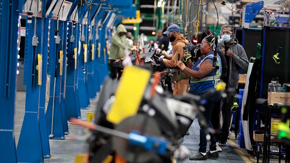 workers at a manufacturing plant