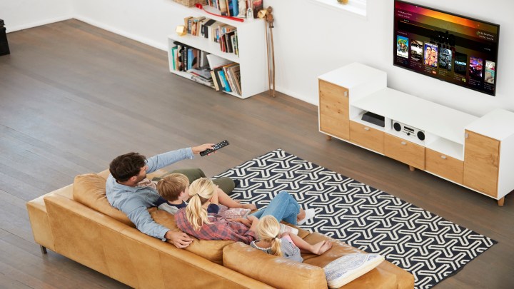 Plex family watching live TV.