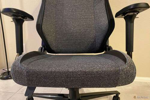 Secretlab TITAN Evo SoftWeave seat and fabric closeup