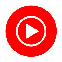 YouTube Music Logo on transparent background