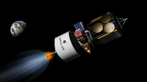 Artist's concept of the Helios space tug.