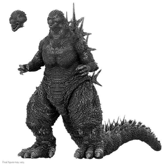 Image for article titled Super7&#39;s Awesome Godzilla Minus One Figure Is Getting a Black and White Version, Too