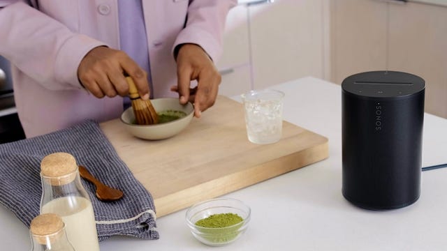 Sonos Era 100 in the kitchen