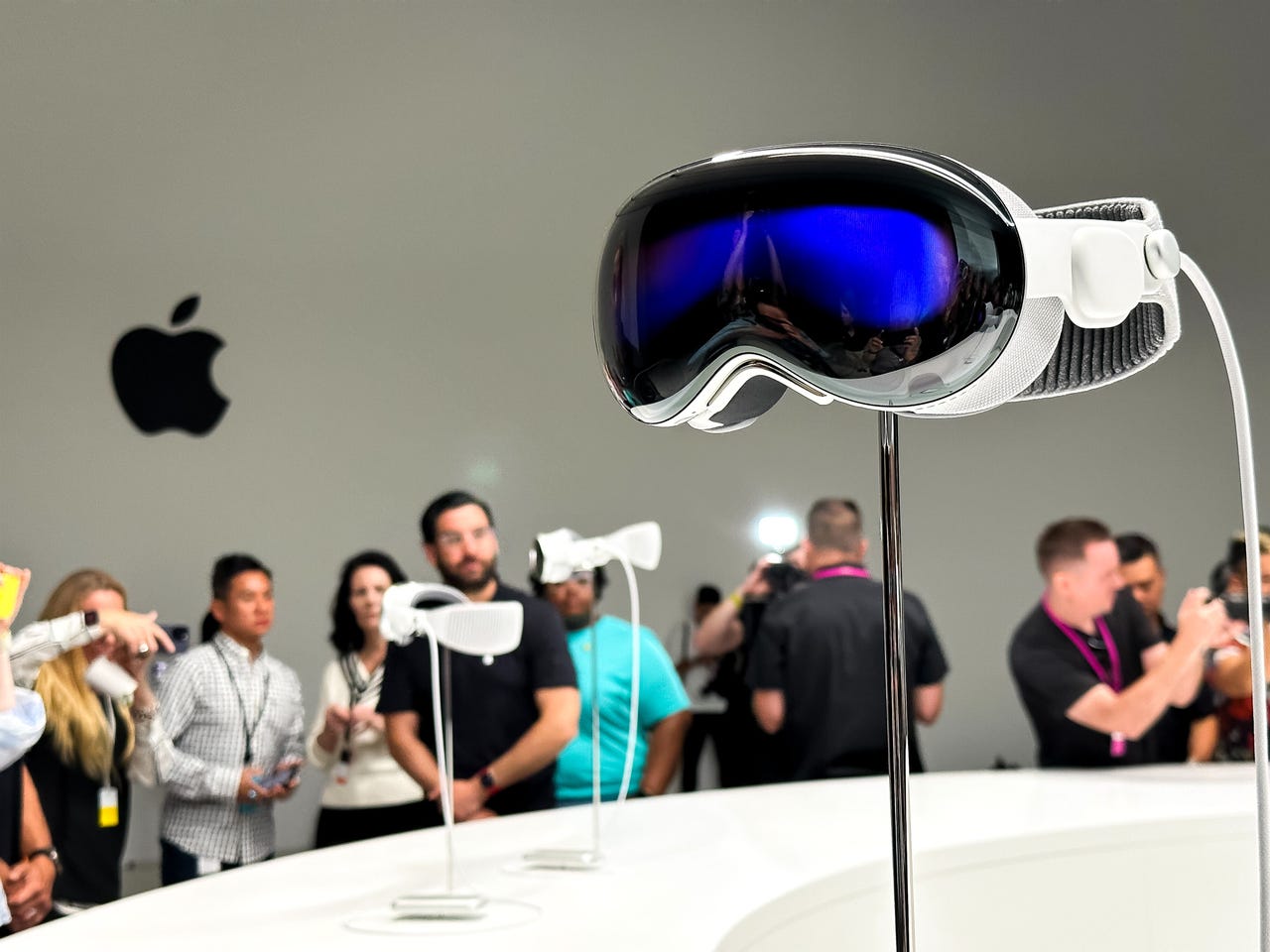 Apple Vision Pro headset at WWDC 2023