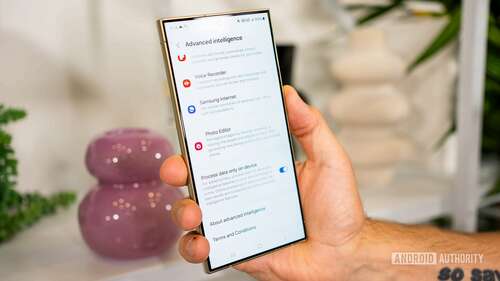 Samsung Galaxy S24 Ultra on device AI toggle 2