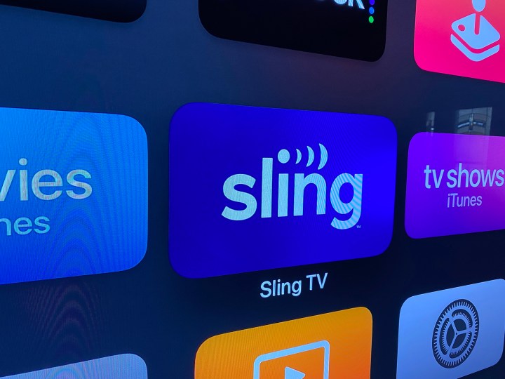 Sling TV on Apple TV.