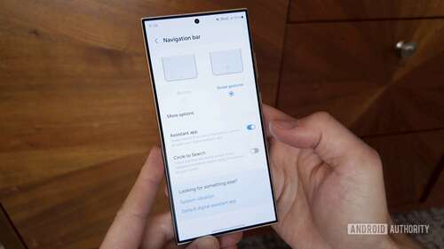 Samsung Galaxy S24 Nav Bar Circle to Search