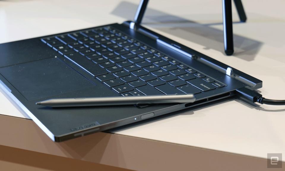 One issue with the ThinkBook Plus Gen 5 is that if you want to use the bottom half as a standalone Windows PC, you'll need an external monitor which may add even more to its $2,000 starting price. 