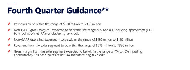 Q4 Guidance slide