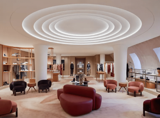 Inside a NY Hermes Store