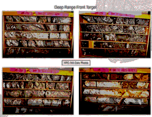 Deep Range Front Target Drill Core