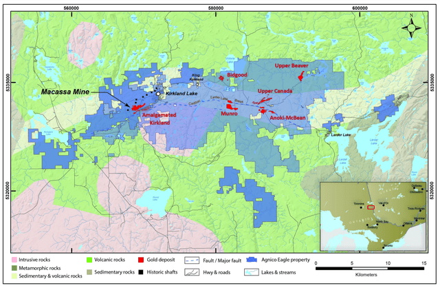 Kirkland Lake Camp & Osisko Gold Royalties (ex-Macassa Main)