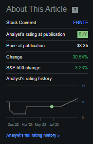 Seeking Alpha flatexDEGIRO RoR