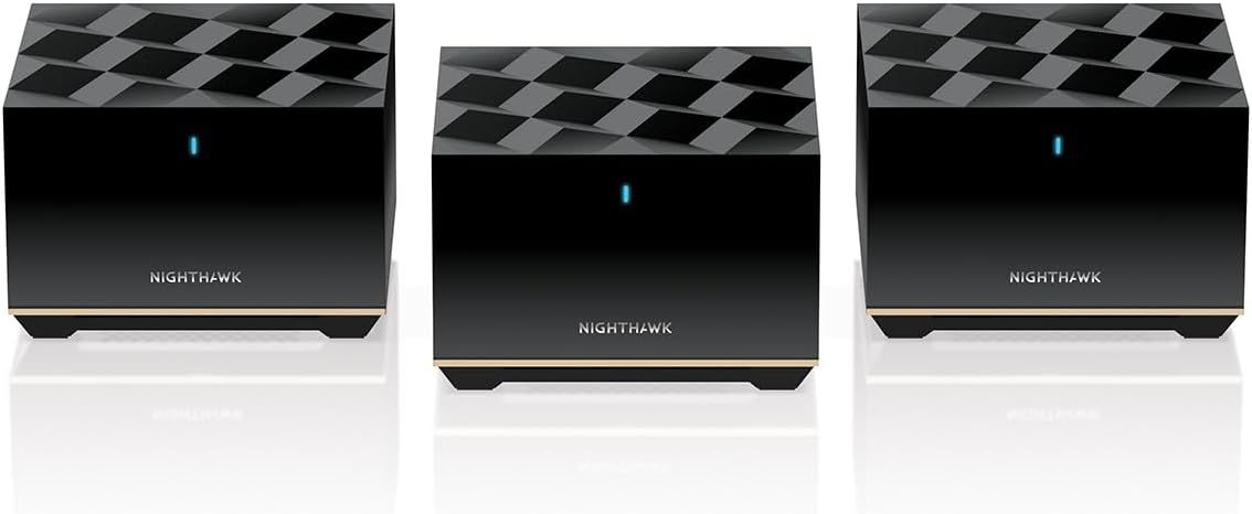 NETGEAR Nighthawk Tri-Band Whole Home Mesh WiFi 6E System (MK93S)