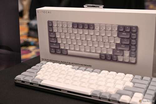 Satechi SMI Slim Mechanical Keyboard at CES 2024.