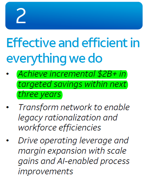 AT&T Margin Improvement Priority