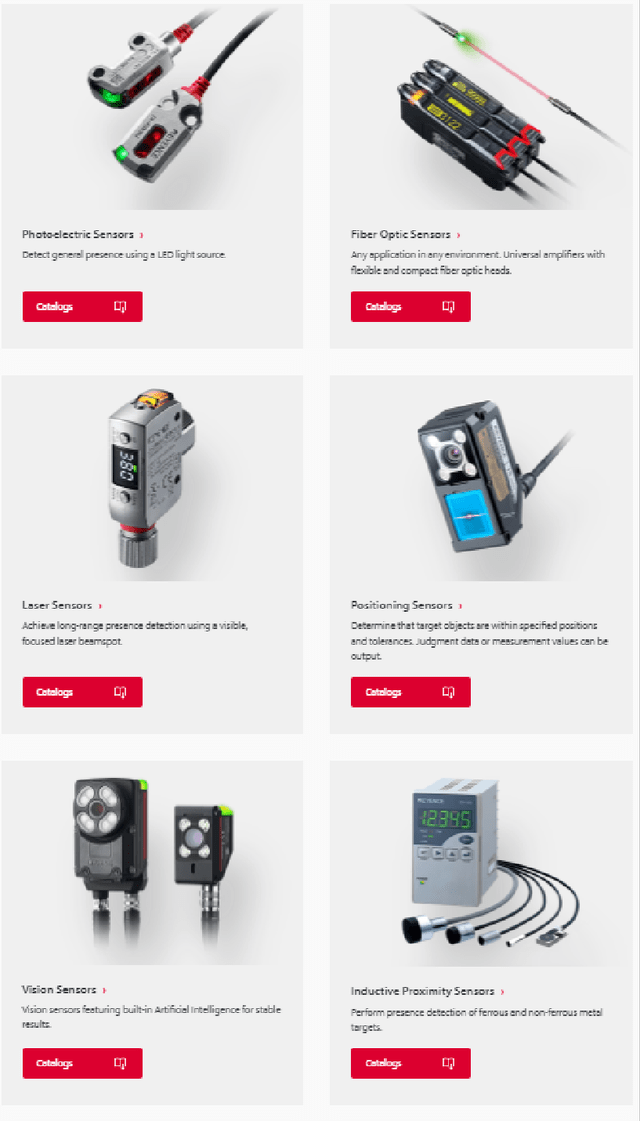 Keyence's Key Sensor Products